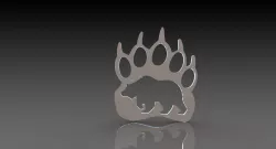 Bear claw decoration