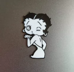 Betty Boop 2D keychain