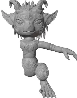 BJD cute chibi dragon