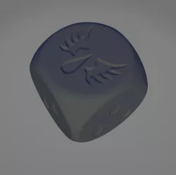 BLOOD ANGELS SPACE MARINE DICE D6