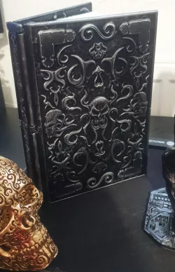 BOOK COVER GRIMOIRE (PRINT-IN-PLACE with Hinge)