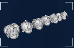 BTS tinytan 3d keychain