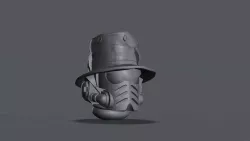 Bucket Hat Space Marine Helmet Proxy