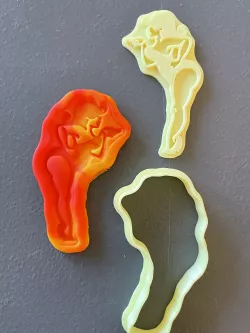 Burlesque dancer cookie cutter