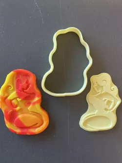 Burlesque dancer cookie cutter