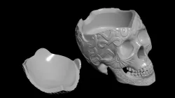 Celtic SKULL BOX jewelry box treasure box