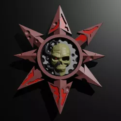 Chaos logo, Warhammer 40k.