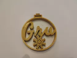 CHRISTMAS TREE BALL GRU