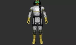 CLOUD CITY CONSTABLE 3D ACTION FIGURE OBJ. KENNER STYLE