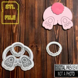 COOKIE CUTTERS - EASTER BUNNY BOOTY MODEL