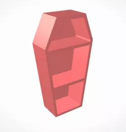 Crystal Coffin Shelf