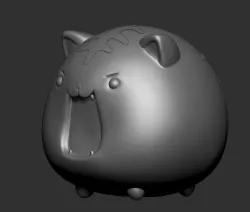 cute tiger printable 3D print model