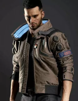CyberPunk 2077 Samurai jacket collar