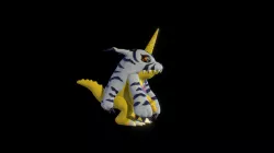 DIGIMON GABUMON figure 3d print