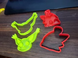 Digimon Gatomon cookie cutter
