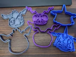 Digimon Gomamon cookie cutter