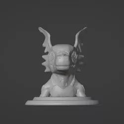 Digimon Tamers - Guilmon Bust