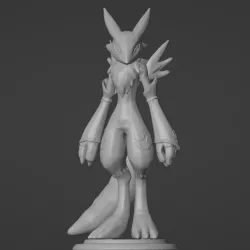 Digimon Tamers - Renamon Statue