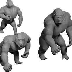 dnd Gorilla miniatures