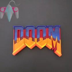 Doom Logo Wall/Shelf Decor