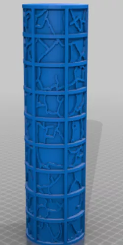 dungeon floor 1 inch grid terrain roller