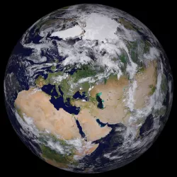 Earth 3D GLOBE, HIGH POLY, 10 KM PER POLYGON