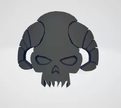 Exorcists Space Marine Icon Moulded 'Hard Transfer'