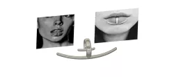 fake lips hook FAKE NIPPLE PIERCING Female male Non-Piercing Body Jewellery Bondage Weight Female DREAD BEADS RING EAR LIPS femJ-37 version 3d print cnc