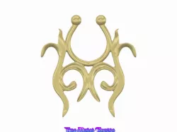 FAKE NIPPLE PIERCING "passion flower" Female male Non-Piercing Body Jewellery Bondage Weight Female Chastity Device Nipple Restraints femJ-09 version 3d print cnc