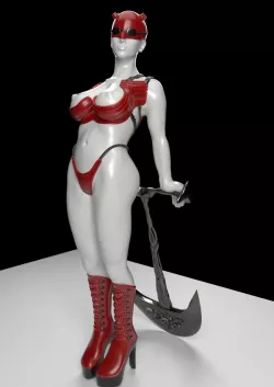 Female figure of fantasy "Diabla".
