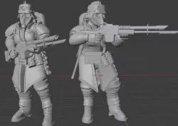 Female Krieg Trenchfighter