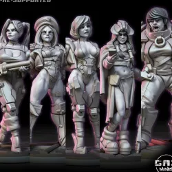 Female Warband, second round! 5 Mini Pack
