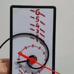 Fibonacci Spiral Clock
