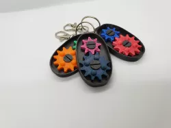 fidget keyring with gears