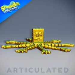 FLEXI BOB SPONGE BOB OCTOPUS ARTICULATED
