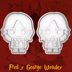 Fred and George Weasley Chibi Cutter and Marker