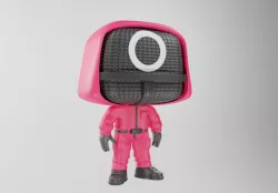Funko Pop: Squid Game - Masked Worker - Round 6 Six