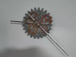 Gear wall clock