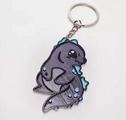 Godzilla Keychain