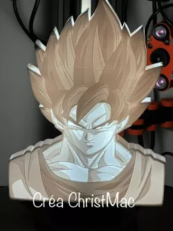 GOKU DBZ lithophany lamp