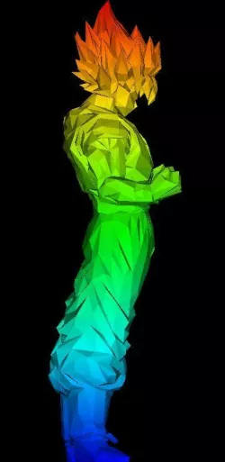 Goku Low poly