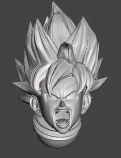 Goku SS Warhammer head