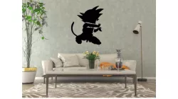 Goku Stencil Art