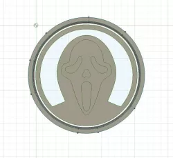 Halloween Scary Movie Cookie and Fondant Cutter with Embosser
