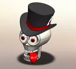 Happy Halloween Skull Assembly