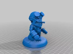 Hellboy Chibi Miniature