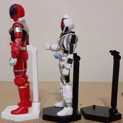 Hex stand for 4 inch (1:18 scale) figures
