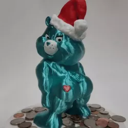 HO HO Bear Ornament & Coin Bank