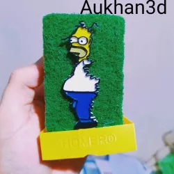 homer simpson sponge holder
