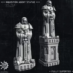 Imperial Statue - Inquisition Agent Warhammer 40k